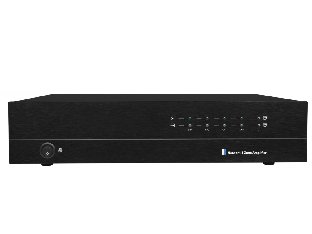 Système d'amplificateur réseau 4 zones (amplificateur de puissance MA-400) qui contrôle individuellement chaque pièce de votre maison