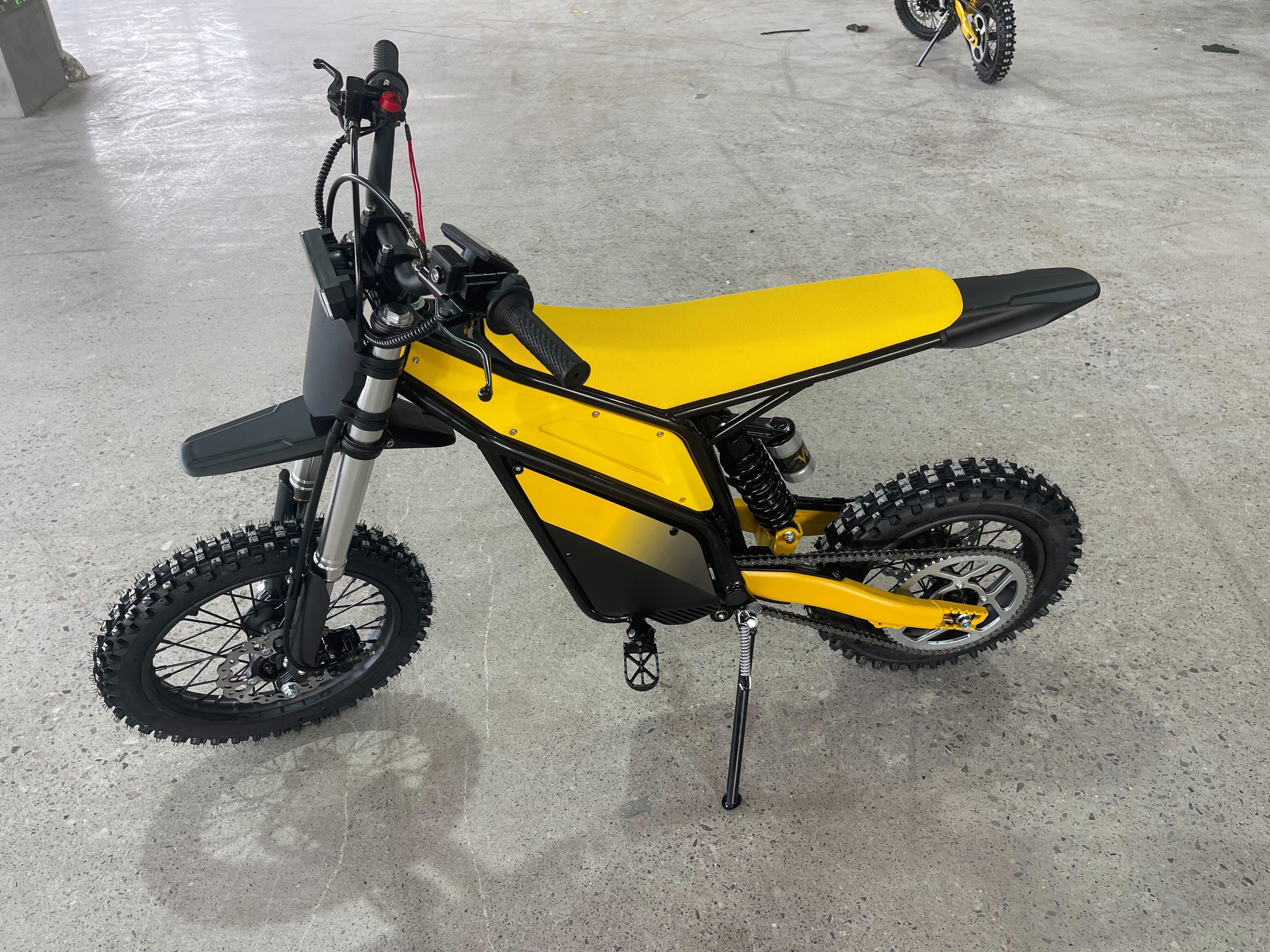 Pas cher Prix Dirt Bike 52V 3000W 26AH Hors Route 14 "/12" ou 17 "/14" Dirt Bikes Hydraulique De Frein Vitesse Supérieure 43.5MPH 70 KM/h En Gros