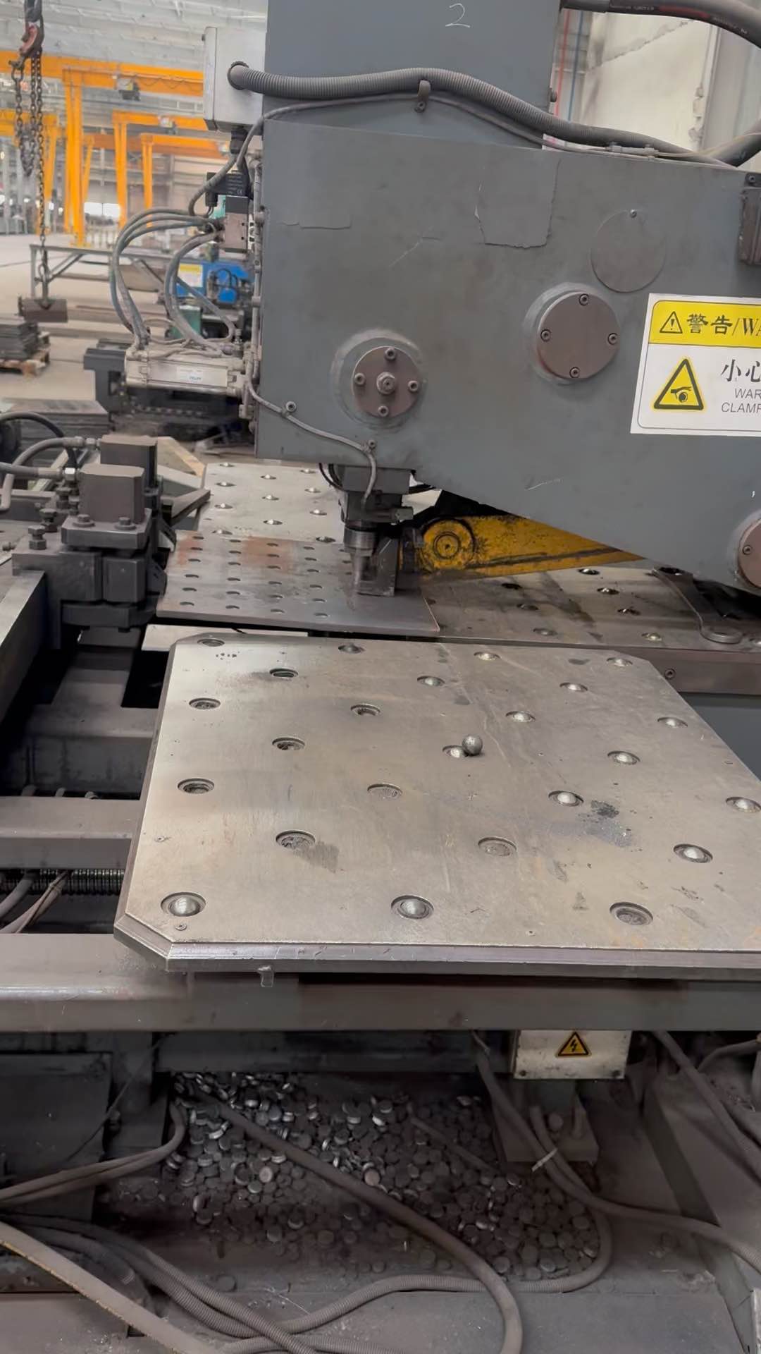 Atelier en Acier Soudé Q355 Peint pour Logistique d'Entreposage Frigorifique