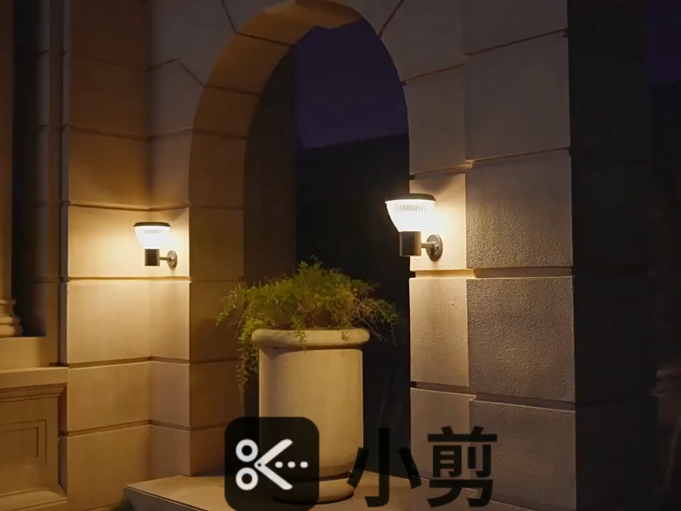 Extra Longue Durée Solaire Mur Lumière Imperméable Luminaire Extérieur pour Cour Jardin Villa Balcon