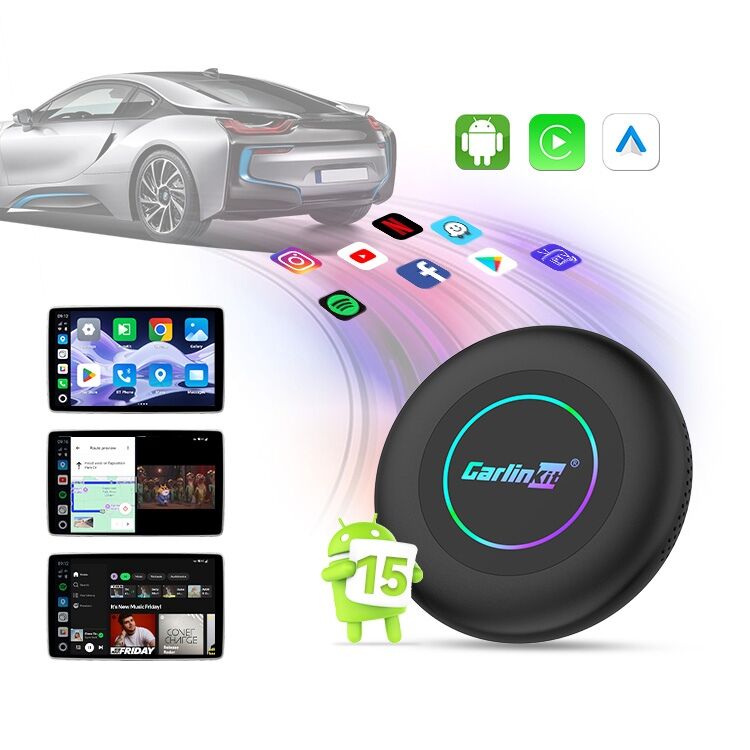 Carlinkit 8G+128GB Car Play Box Android Auto Autozubehör Ai Radio Carplay Adapter Android 13 Android Auto Carplay