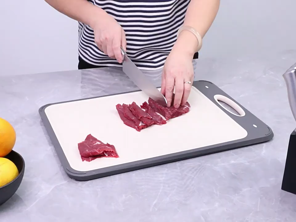 5-chromium stainless steel 8-inch chef's knife, household Japanese Sandoku knife, kitchen color wooden handle meat slicer