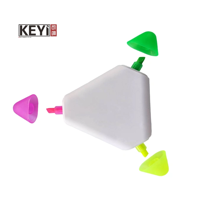 Heiß verkaufter Werbeartikel Sternförmiger Marker Professioneller Textmarker mit individuellem Logo