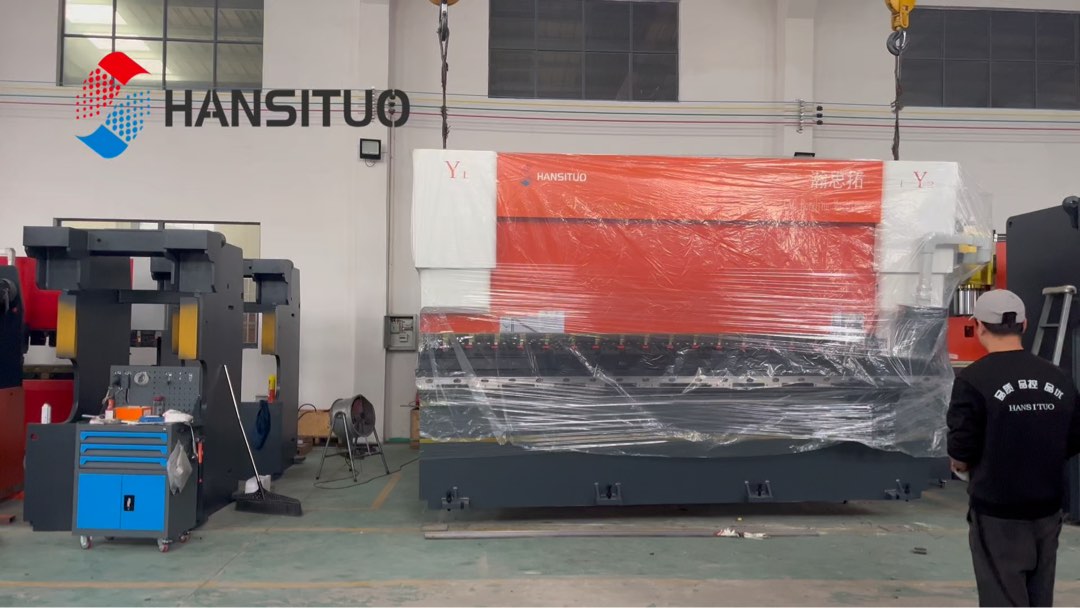 HANSITUO 2025 CE 130T 3200 Presse Plieuse Hydraulique CNC avec Contrôleur DA53T pour Supports et Cadres Métalliques pour le Pliage d'Acier Inoxydable et d'Acier au Carbone