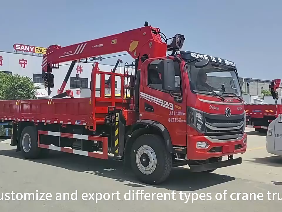 Grúa Telescópica Montada en Camión de Fábrica China en Venta - Grúa Móvil Hidráulica de 5, 8, 10, 12, 16 Toneladas