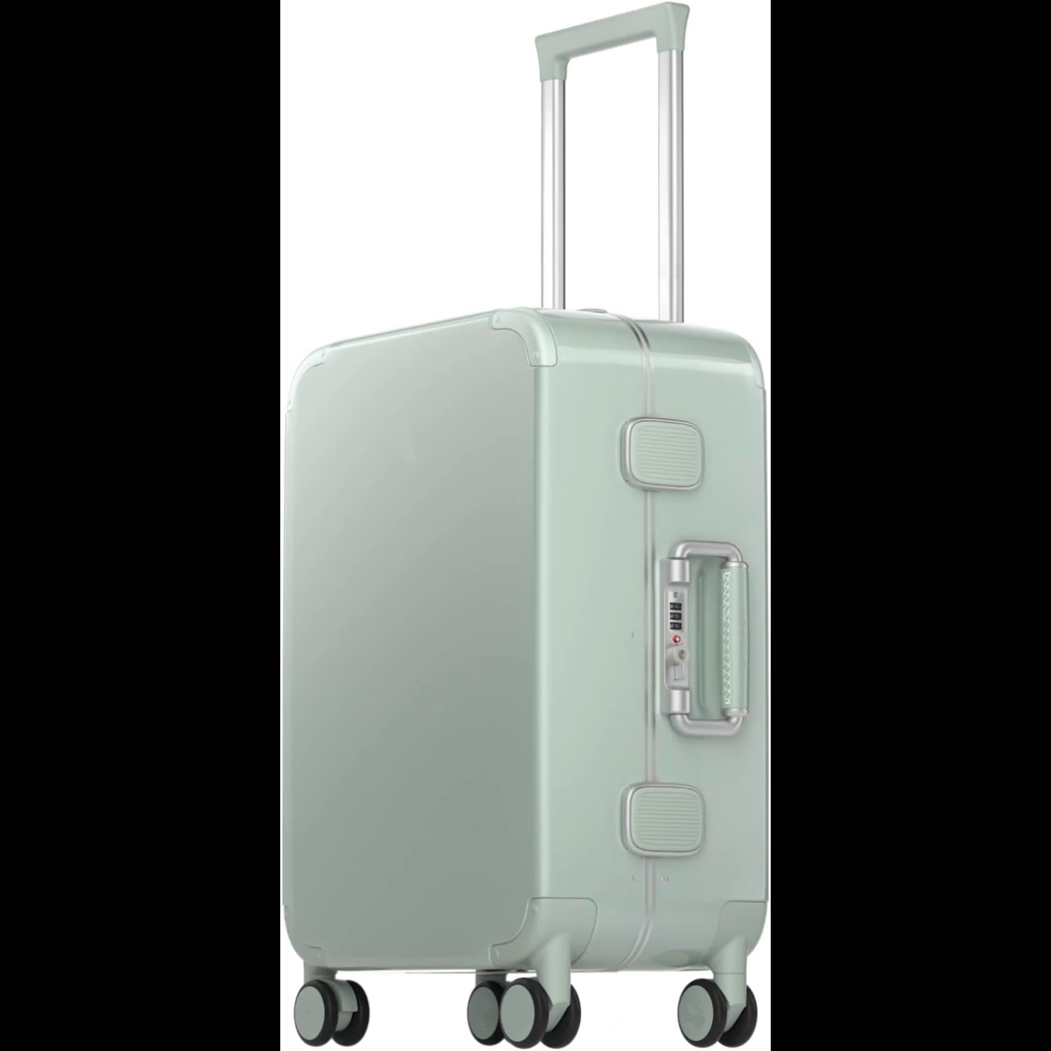 Zipperless Carry On Luggage Airline Approved with Aluminum Frame, Cute Hardside Suitcase with Spinner Wheels, Rolling Travel case.