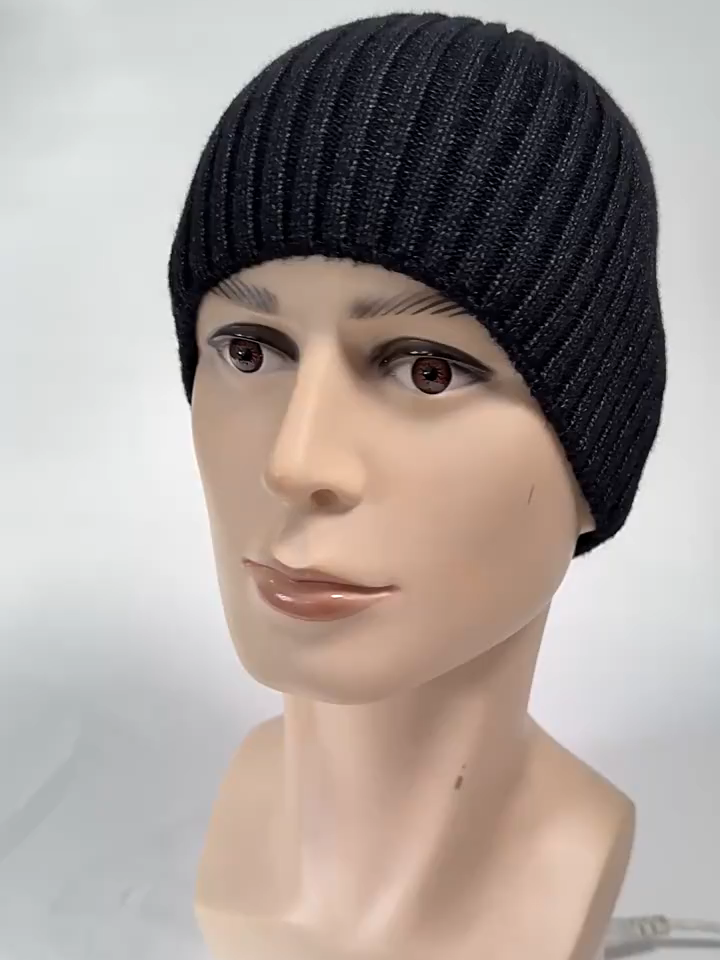 Winter hats in Europe America style men's outdoor beanie hat polar fleece double-sided ears protection ears warm hat