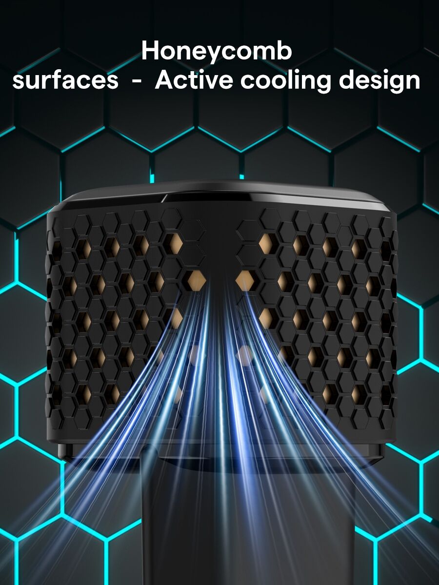 Chargeur Rapide Pliable GaN5 2 Ports, Bloc de Charge USB C Double 65W Type C pour Ordinateur Portable MacBook Pro