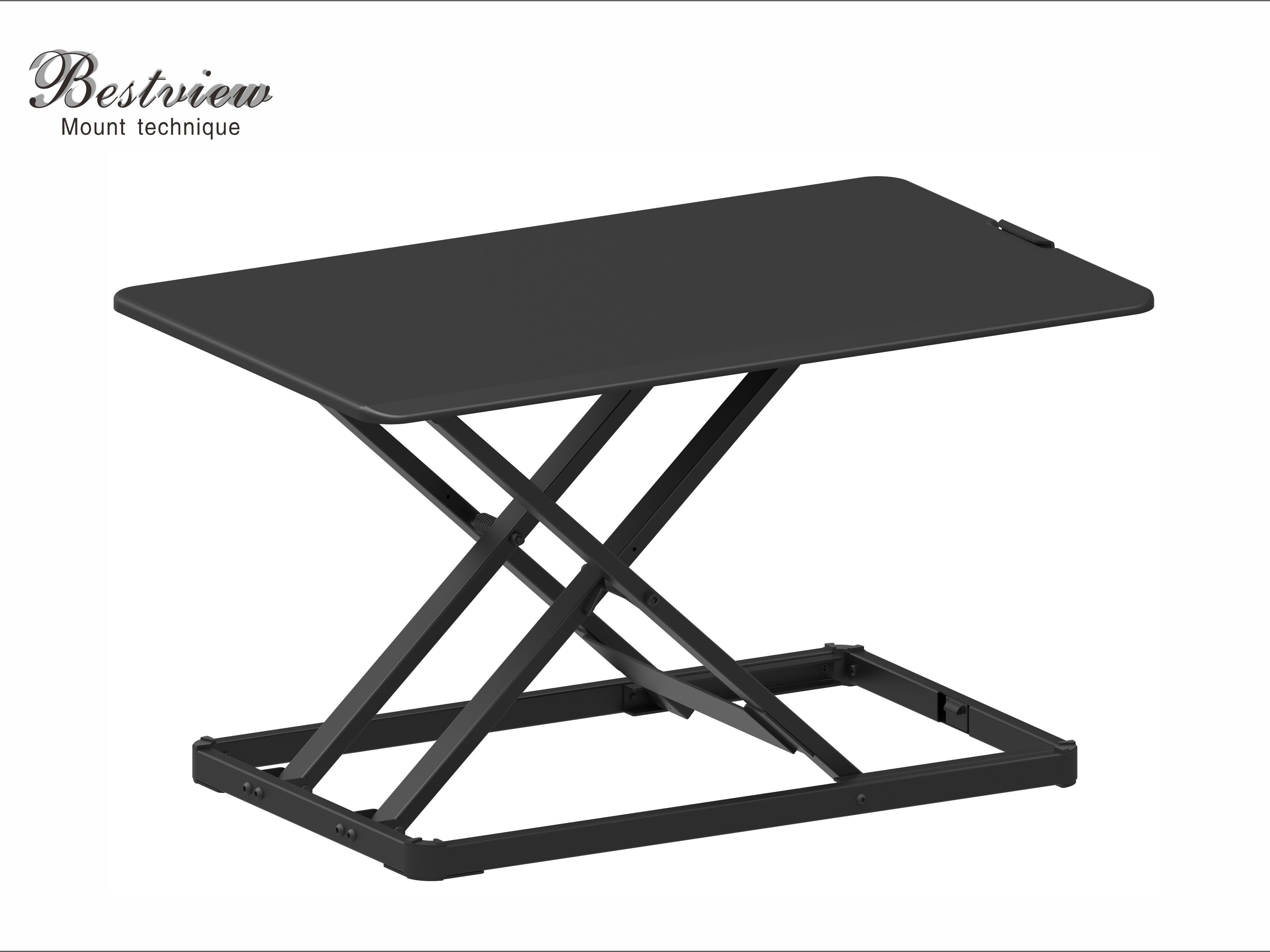 Support pour Ordinateur Portable Réglable en Hauteur, Bureau Assis-Debout et Poste de Travail Bureau WS01S