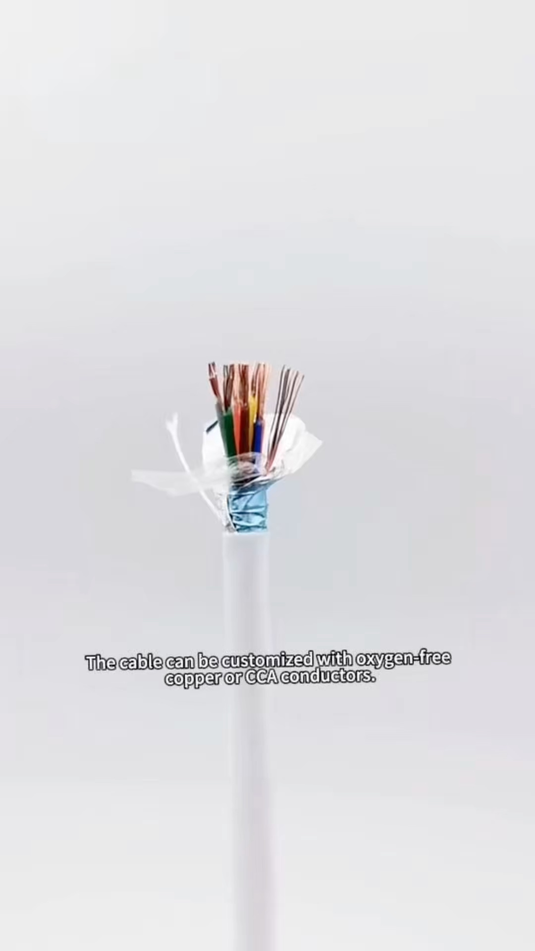 22AWG 8 Conductor Unshielded Security Alarm Wire Control Cable CCA for Fire/Sound/Security Burglar Station/Door Bell