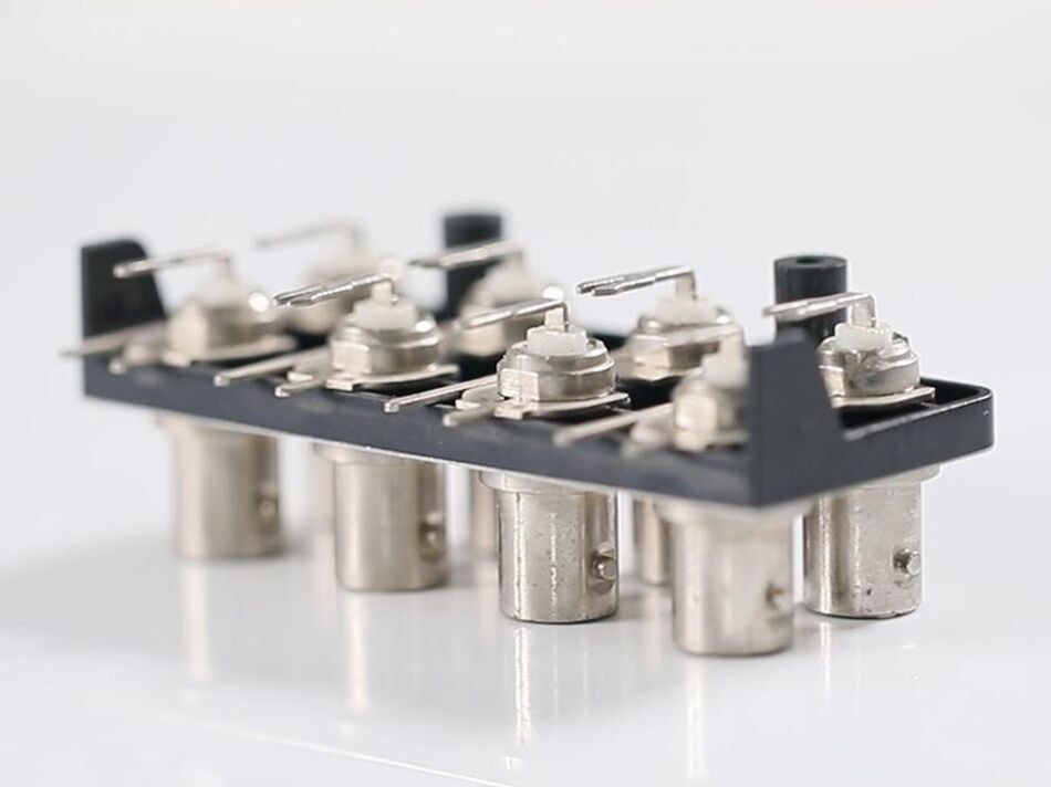 Connecteur Femelle 6 Broches pour Caméra Industrielle, Connecteur Push-Pull Femelle 6 Broches