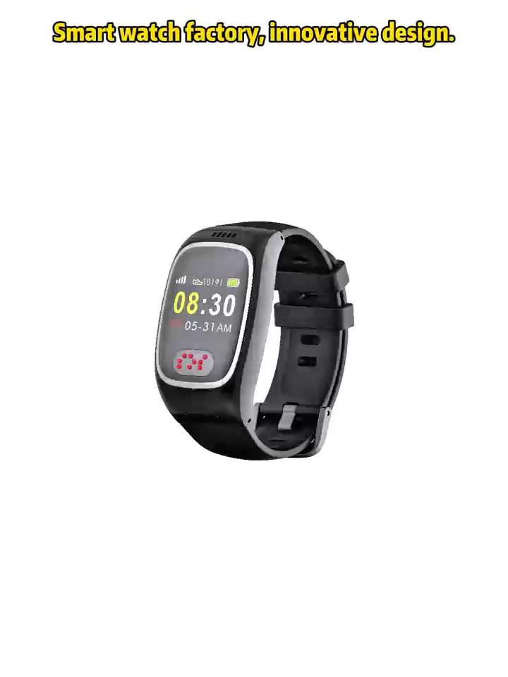 Montre GPS Personnelle Alzheimer avec Système de Suivi GPS, Support Lanceur/API Montre de Suivi pour Personnes Âgées