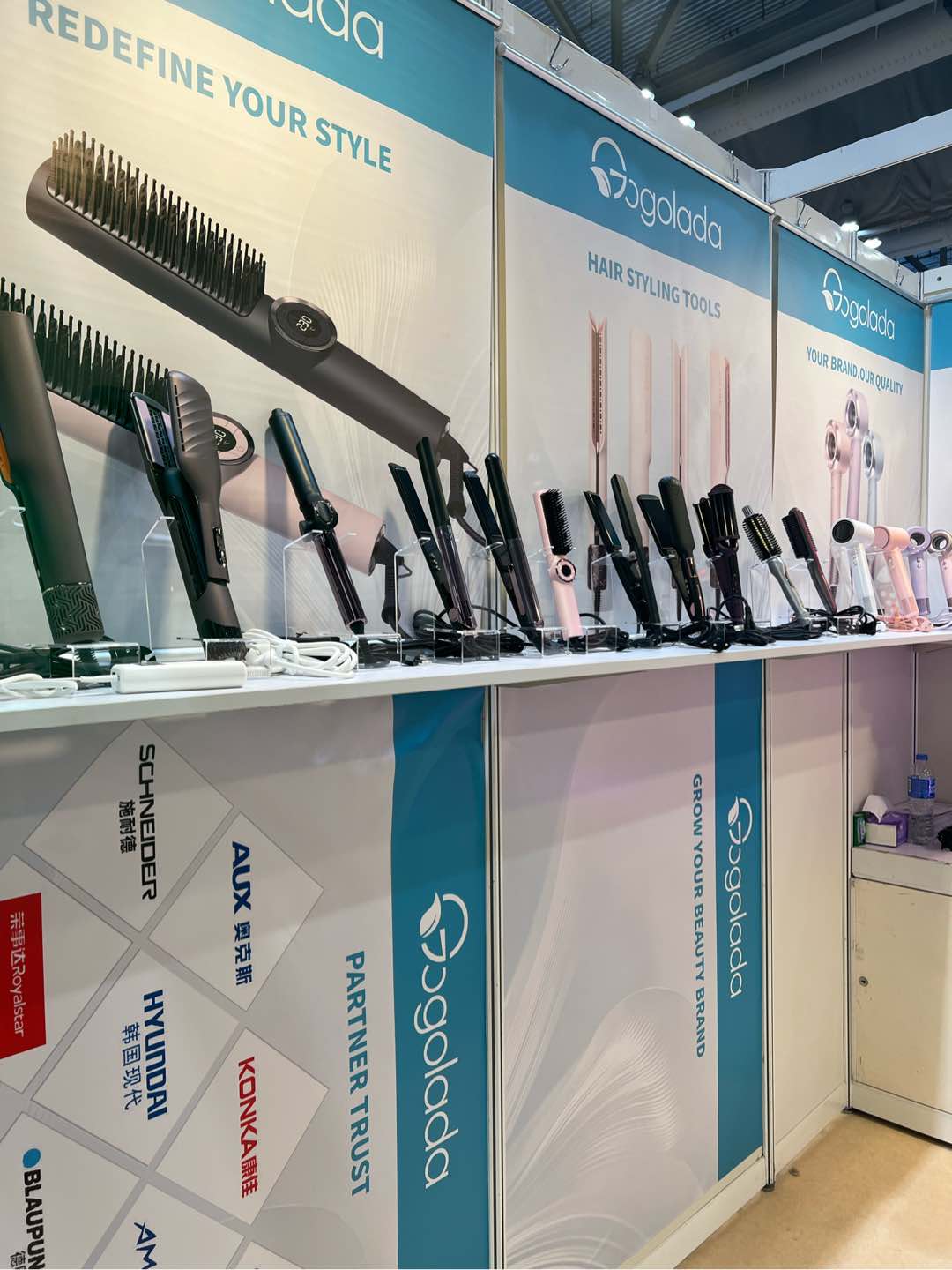 Lisseur à Cheveux Marque Privée Baume à Barbe Coiffure Homme Peignes à Barbe Coiffants Rapides Cheveux Ioniques