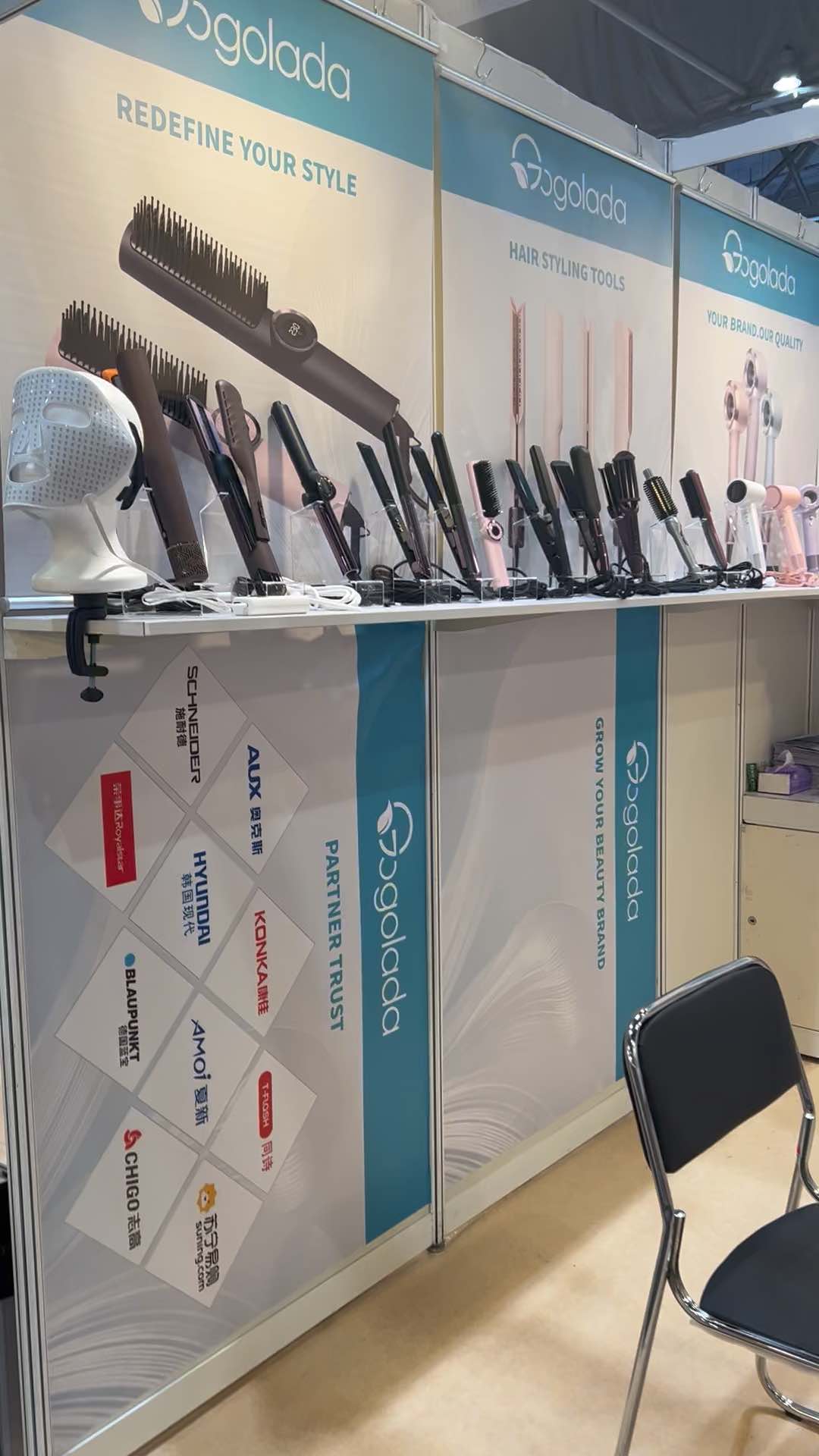 Brosse à lisser sans fil Mesky | 6400mAh | Type-C