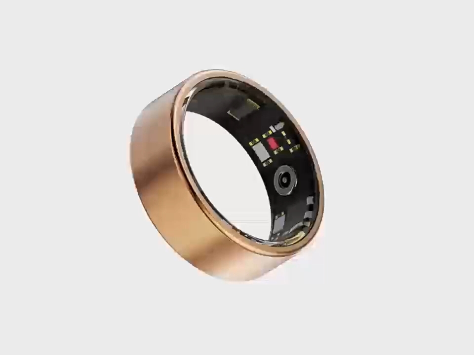 Kabelloser intelligenter Gesundheitsring mit Zeitanzeige und Vibrationsalarmen für Aktivitäts- und Schlaftracking & Damen-Tracker-Erinnerung