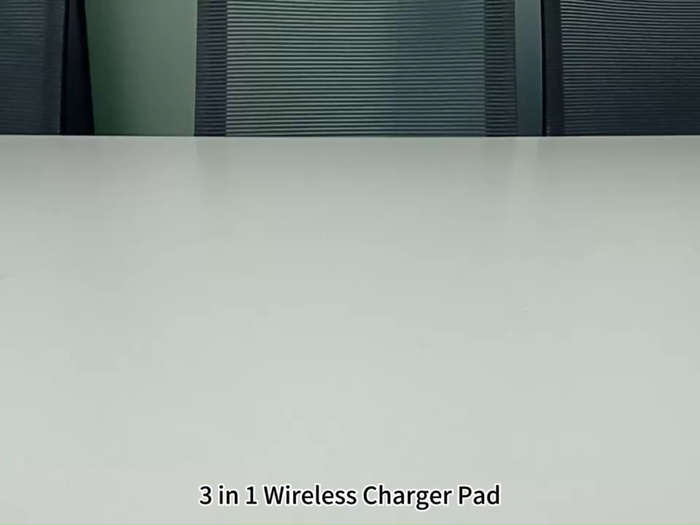 Cargador inalámbrico 3 en 1 portátil 15W para escritorio, venta al por mayor, personalizable, para reloj, auriculares y teléfono móvil