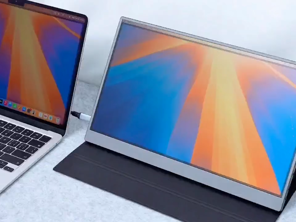 15.6 inch Portable Monitor 1080P USB C, 60HZ HDMI Competitive Price 1920x1080 Speakers Computer Monitor PM04 wholesale display
