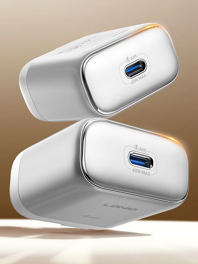 LDNIO Q20 Multifunction Wall Charger 60W USB-C Fast Charging Supports PD 3.2 PPS, UFCS, and AVS Protocols with CE ROHS