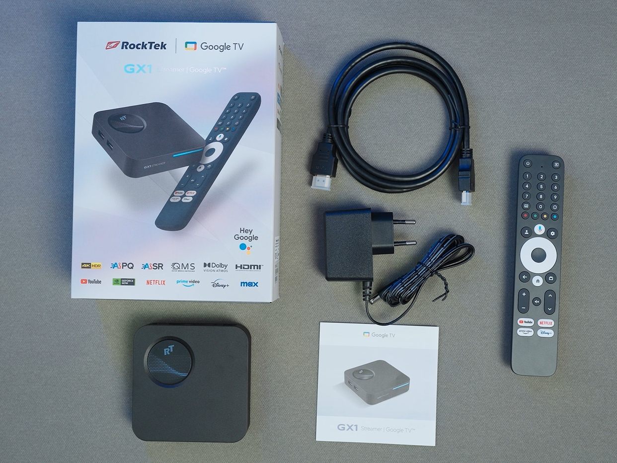 Elebao GX1 Google-zertifizierte RockTek Realtek RTD1325TPV 4GB DDR4 eMMC 32GB 4K Android TV BOX