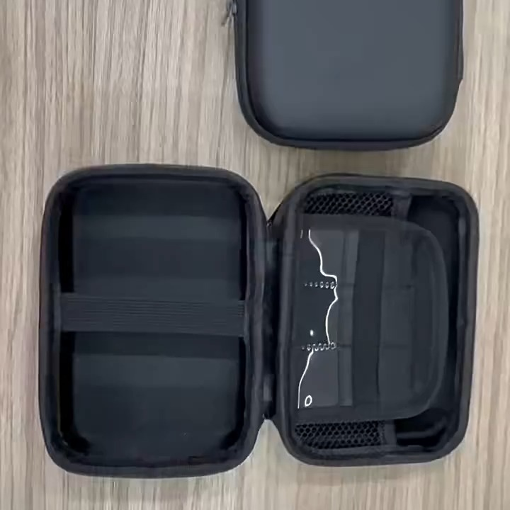 Hard EVA Storage Case for 2.5 Inch Hard Drive, Power Bank, Charger & Cable, Zipper Protective Bag for Earphone Data Line