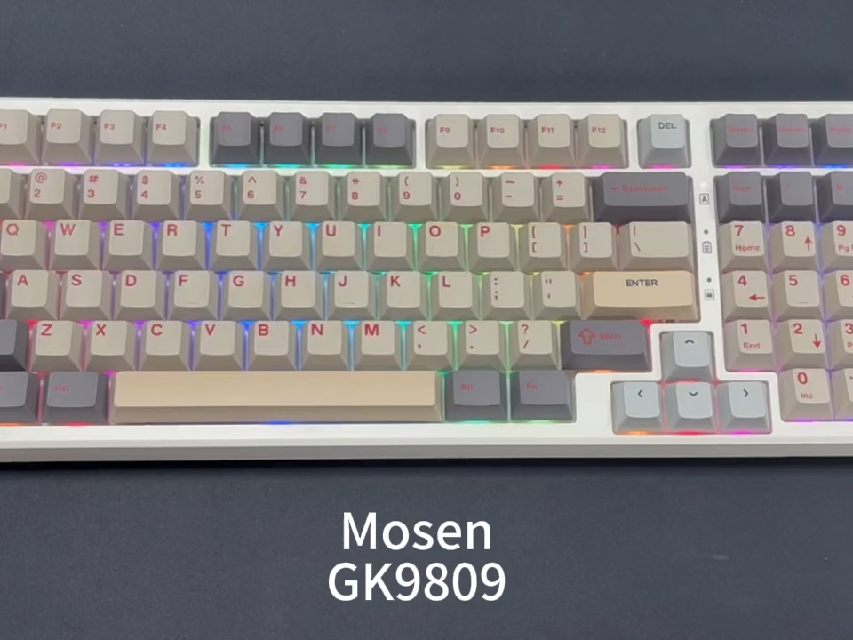 Mosen Mechanical Keyboard,Gaming Keyboard,Tri Mode Keyboard,RGB,With TFT Display