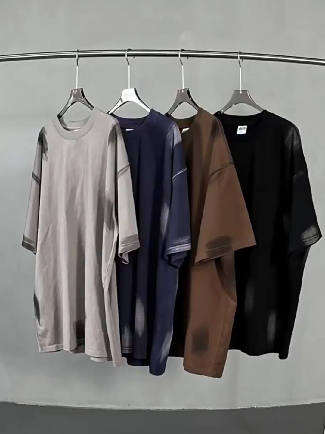 T-shirt de haute qualité en gros 100 % coton, t-shirt délavé à l'acide, logo personnalisé imprimé intégral, t-shirt grande taille pour homme avec teinture par nouage