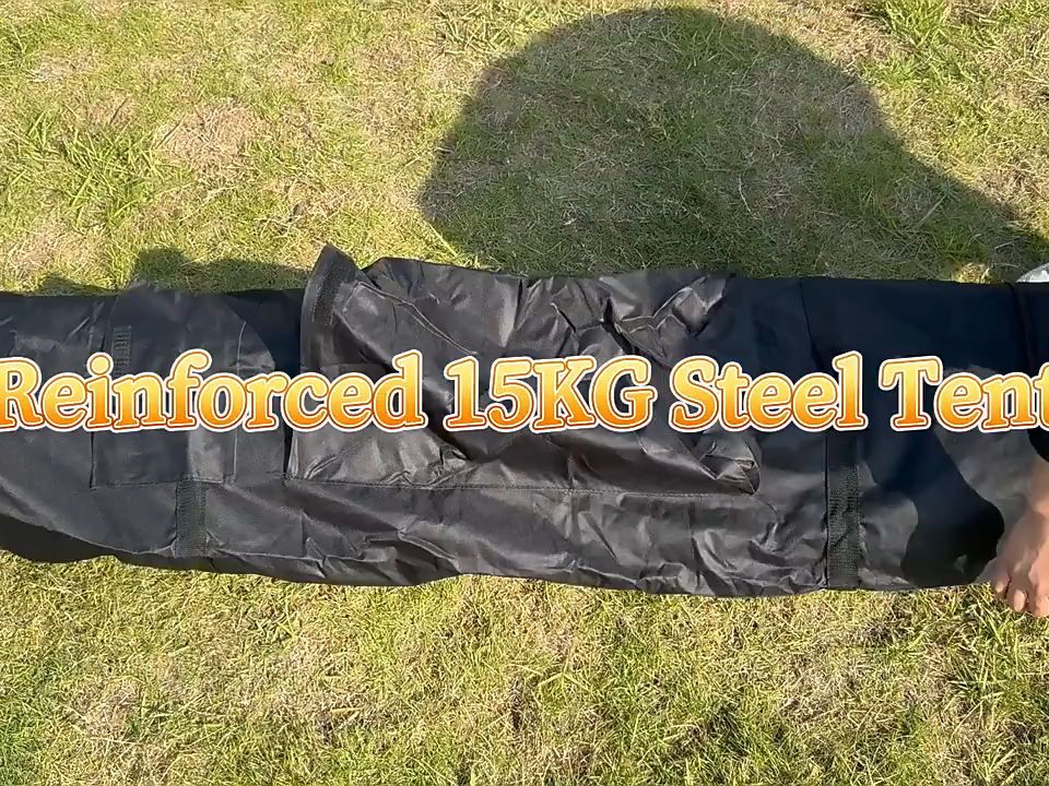 Carpa Plegable 3x3m para Exterior, Refugio Solar para Camping, Carpa para Fiestas de la Serie - Gazebo de 9.3m² para Eventos, Fiestas, Camping