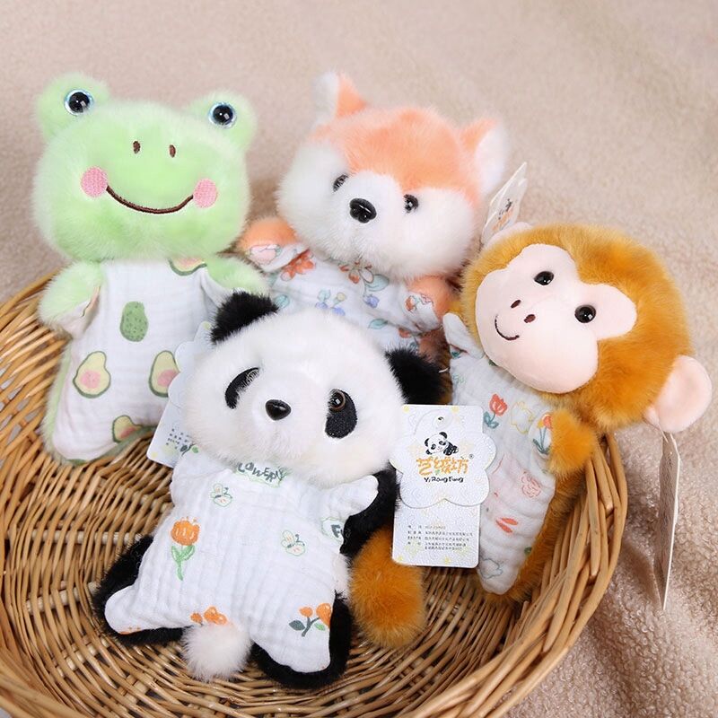 Manufacturer Colorful animal plush wind chimes toy bed trolley plush toys pendant