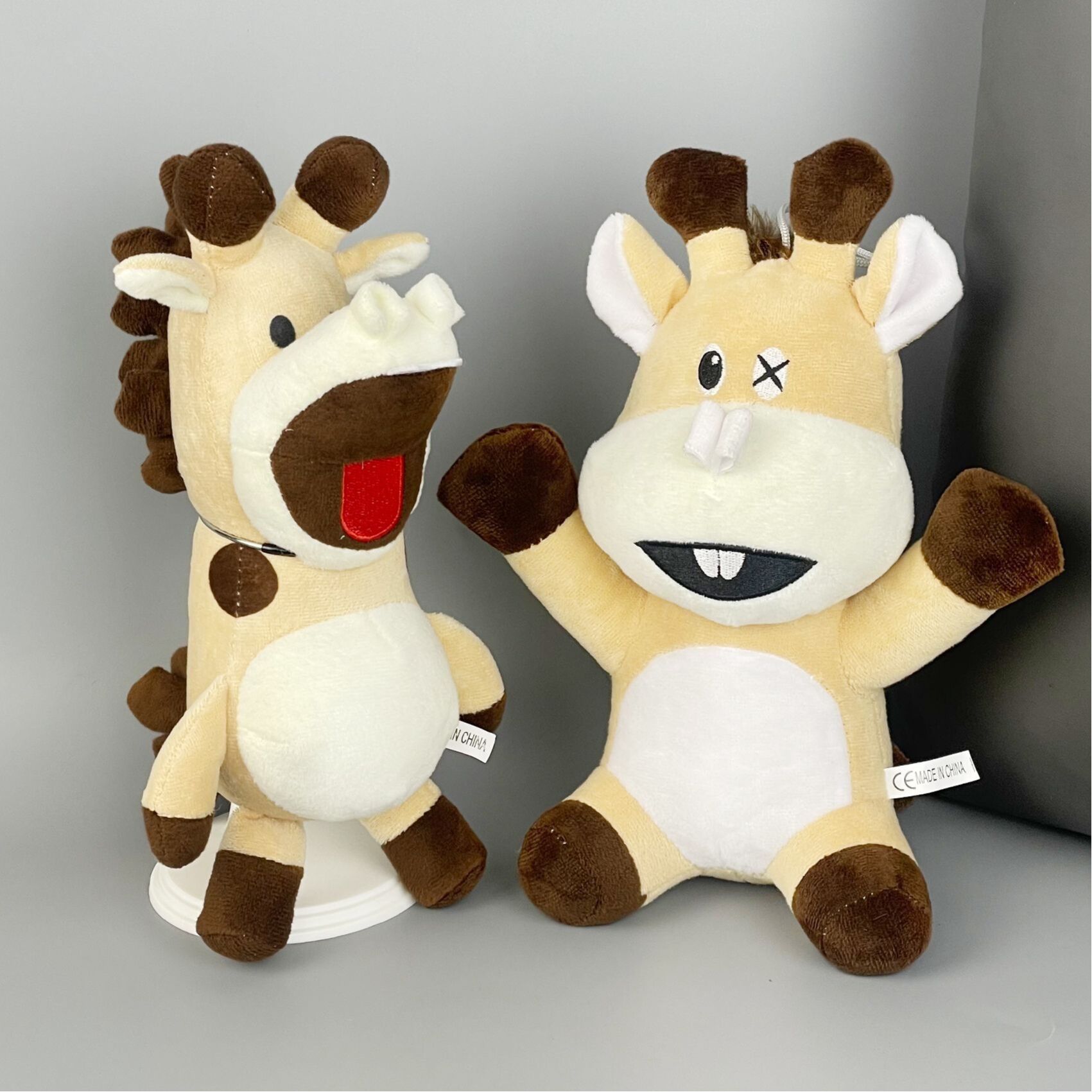 Wholesale forest animal plush toys giraffe tiger lion elephant plush toys