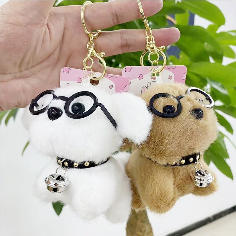 Colgante de peluche de pájaro, llavero de loro suave y lindo, regalos para niños