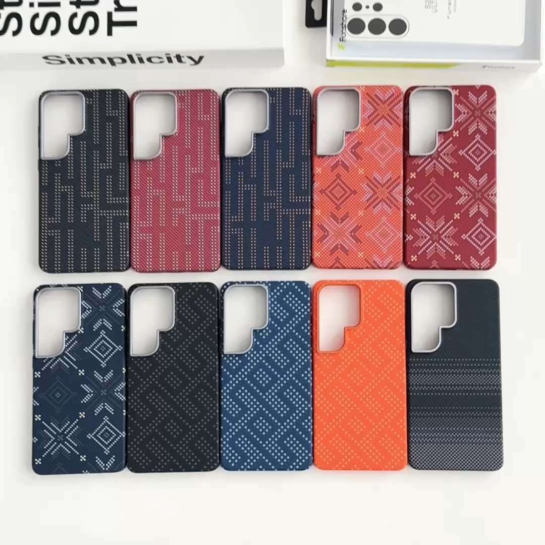 Caja al por mayor del teléfono del anillo del metal de la PC del carbón para el IP 16 IP 16 PRO IP 16 PRO MAX