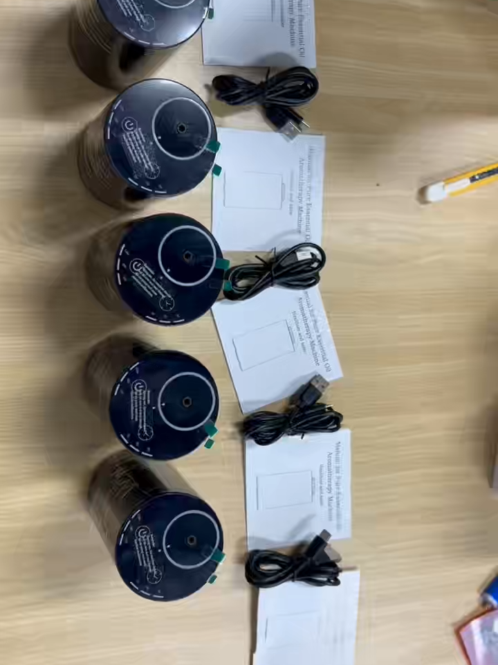 Difusor de Aceites Esenciales Puros sin Agua para Aromaterapia, Dormitorio, Coche, 100% Aceites Esenciales Puros