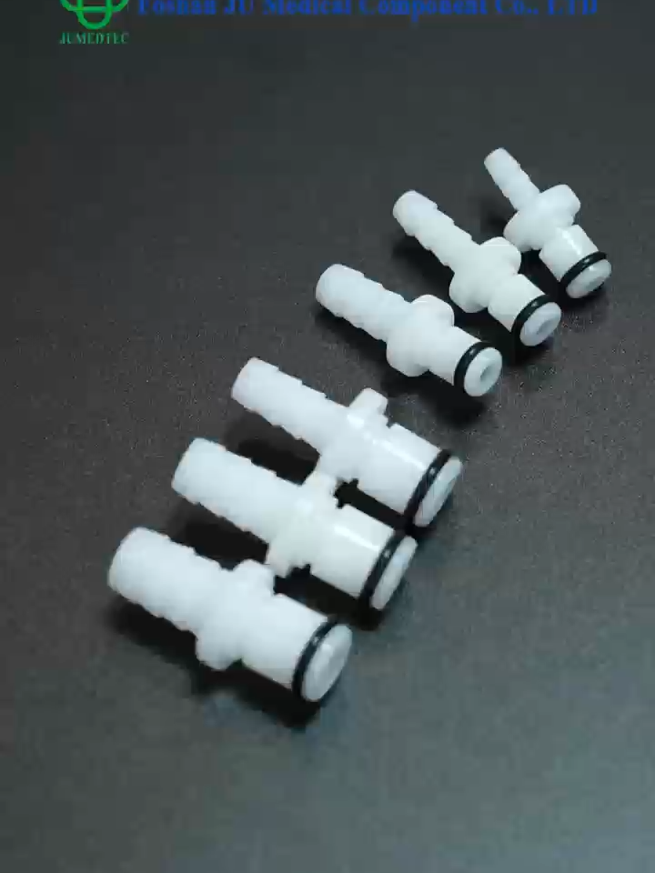 Conectores Rápidos Pneumáticos de Acetal Plástico no Atacado, Rosca NPT de 1/4", Conexão/Desconexão Rápida para Água e Ar
