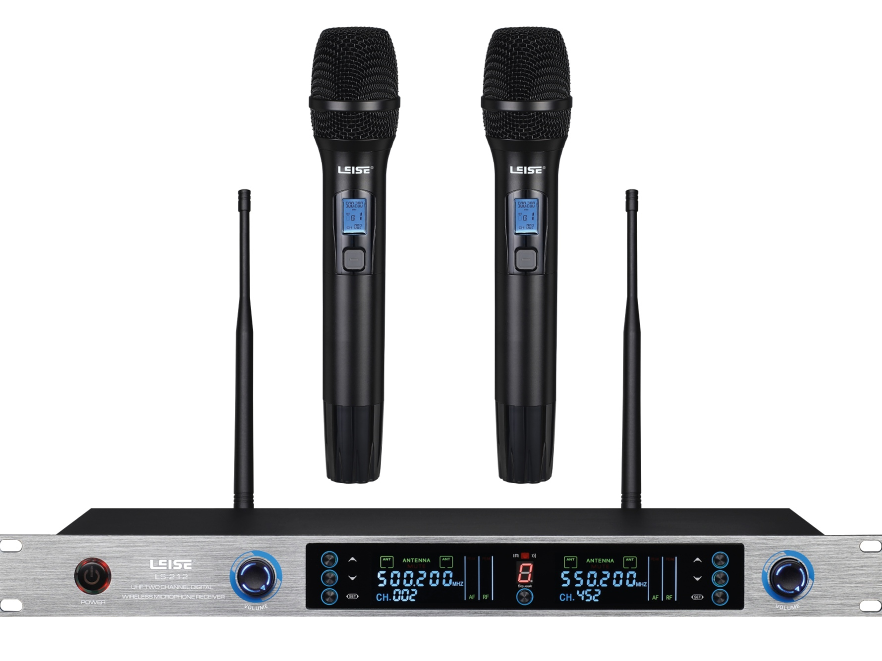 Drahtloses Dual-Kanal-Mikrofon Drahtloses Mikrofon