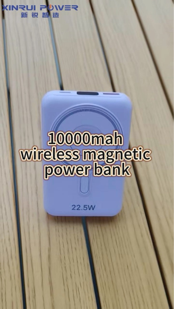 2026 Großhandel Tragbare 10000mAh Magnetische Kabellose Powerbank 22.5W Schnellladung für Smartphones, Langlebige Batterie, OEM/ODM