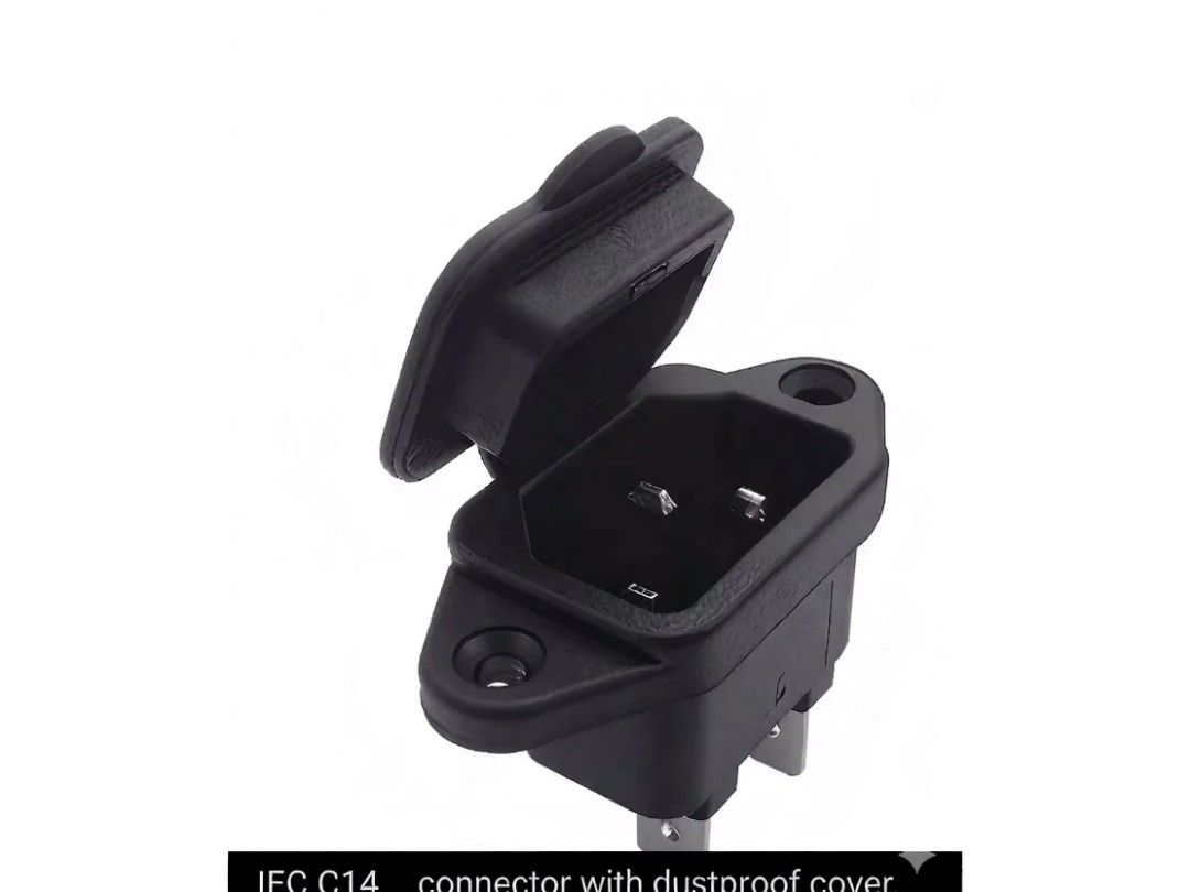 0717-1s-Pq1.0 EU Market Single Fuses AC Socket with Terminal Switches