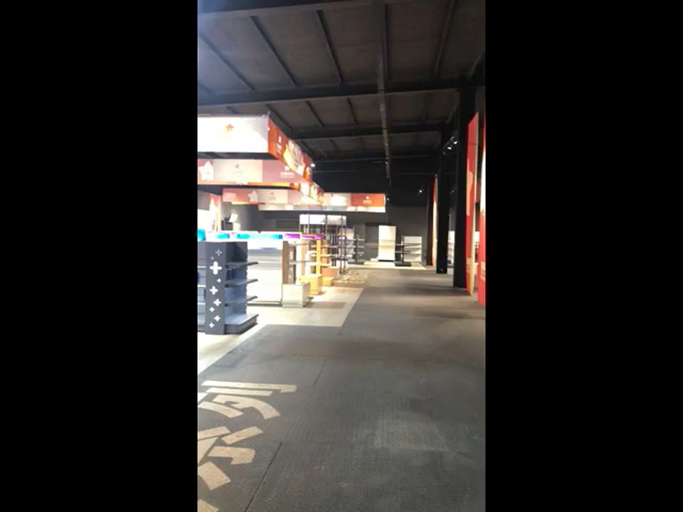 Estantería Metálica para Supermercado, Góndola para Tienda de Comestibles, Estante de Exhibición Metálico para Hipermercado