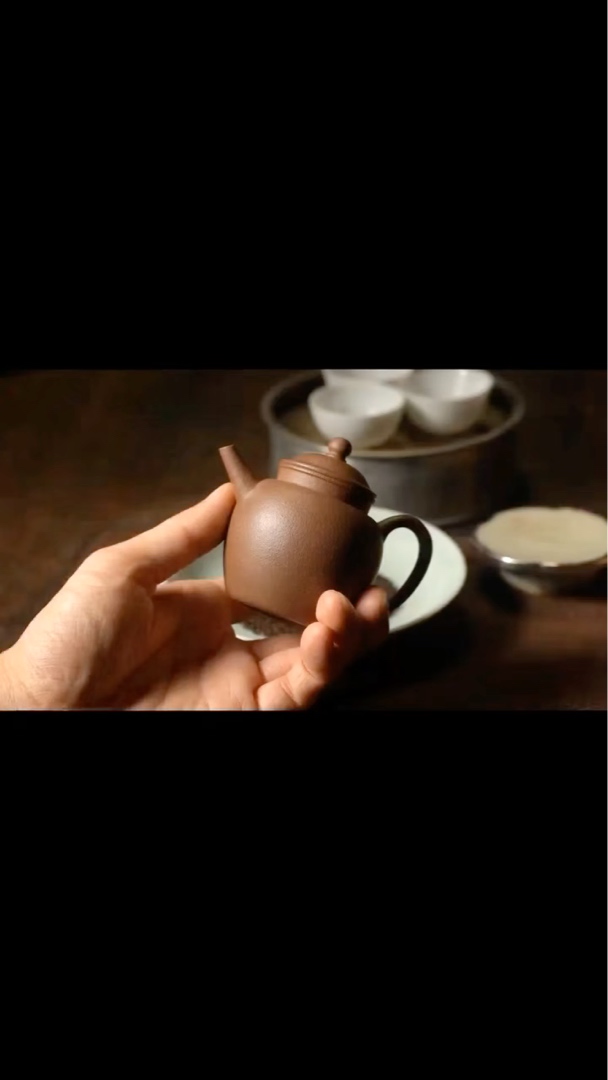 Chinesische Chaozhou Kung Fu Teekanne aus violetter Tonerde mit kleinem Fassungsvermögen