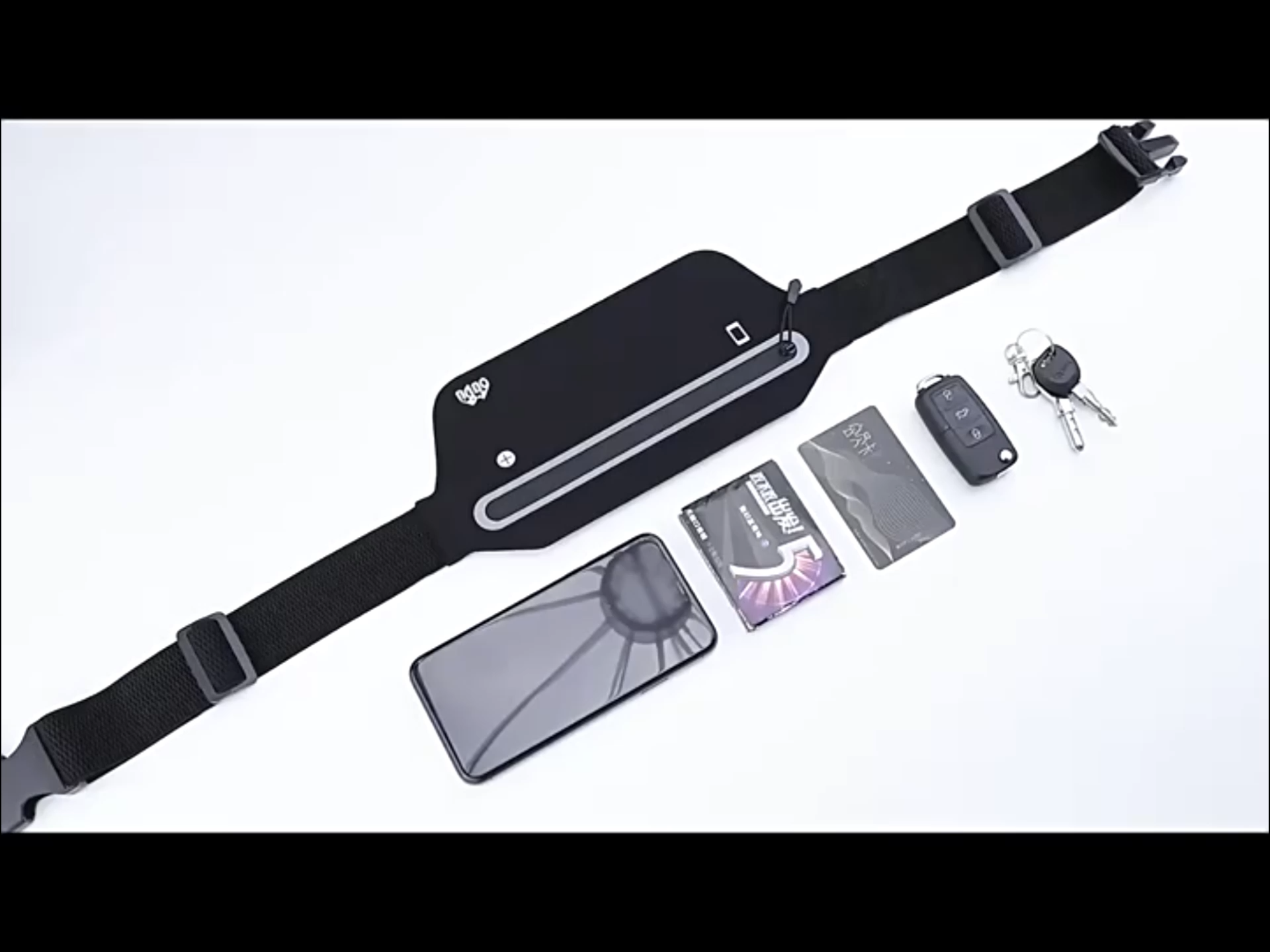 Wasserdichte Gürteltasche mit verstellbarem Hüftgurt, kompatibel mit der gesamten iPhone- und Galaxy-Serie bis zu 7 Zoll
