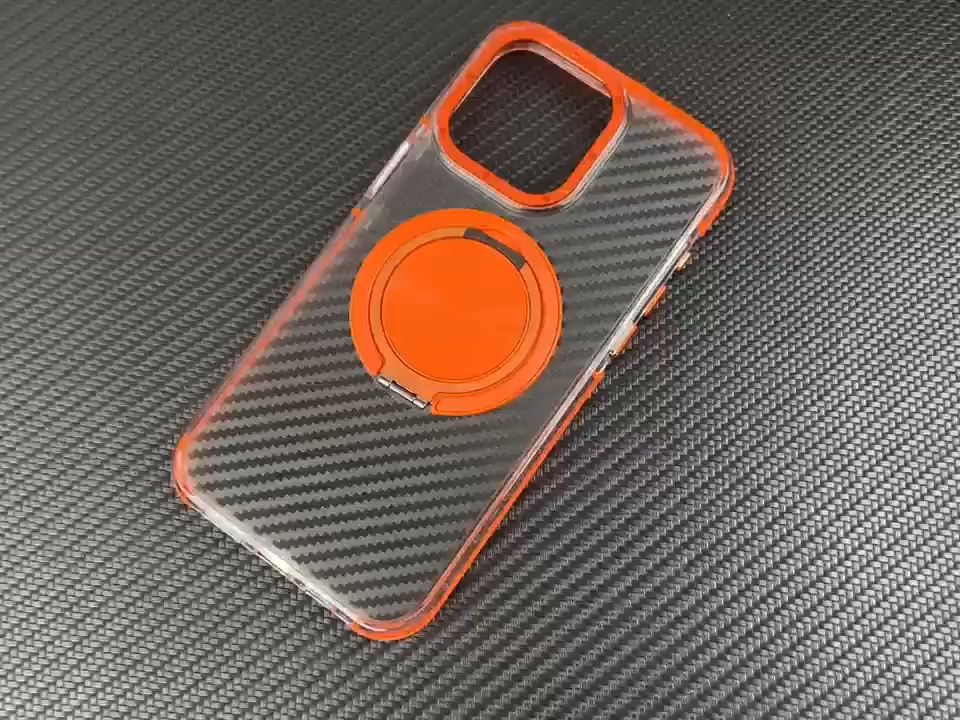 Coque de Téléphone de Luxe avec Béquille Métallique Horizontale, Anti-Choc et Aimantée pour iPhone 17/17 Pro/17 Air/17 Pro Max