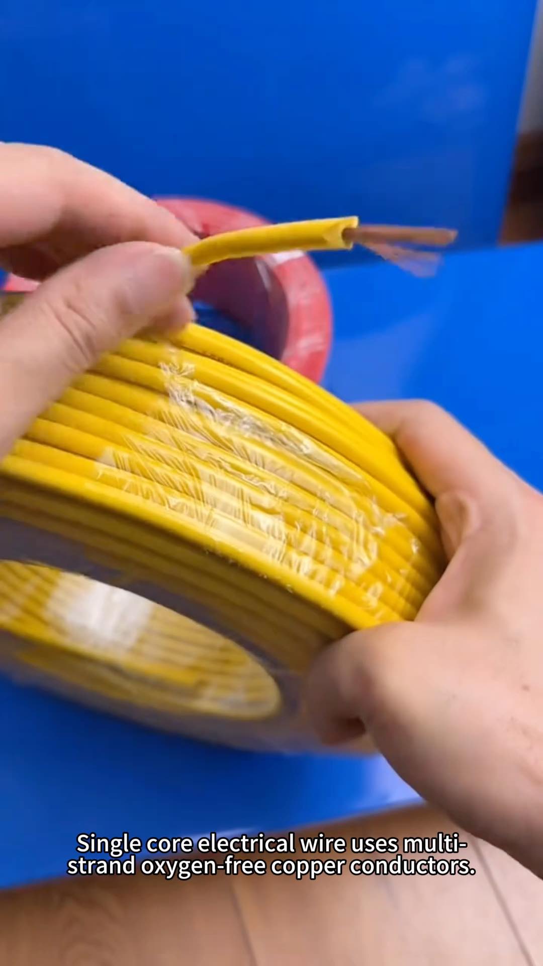 0,5-16mm Industrielles flexibles Kupferlitzenkabel mit PVC-Isolierung für Heimwerker, Bau und Gebäudebau