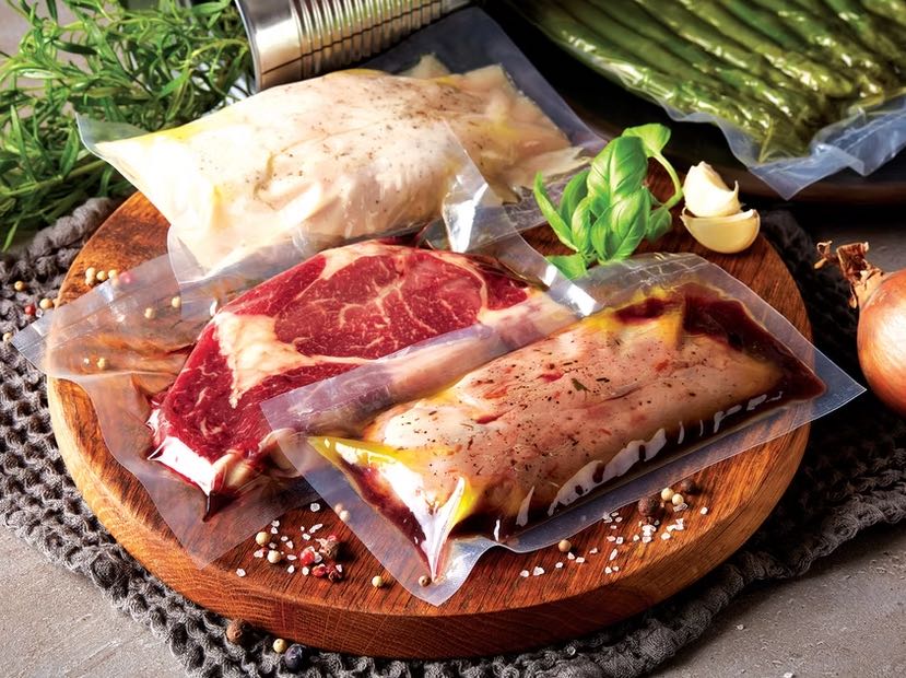 Sacs de Mise Sous Vide pour Aliments, Qualité Commerciale Robuste, Sans BPA, Sacs Alimentaires Prédécoupés pour le Stockage, la Préparation des Repas ou la Cuisson Sous Vide