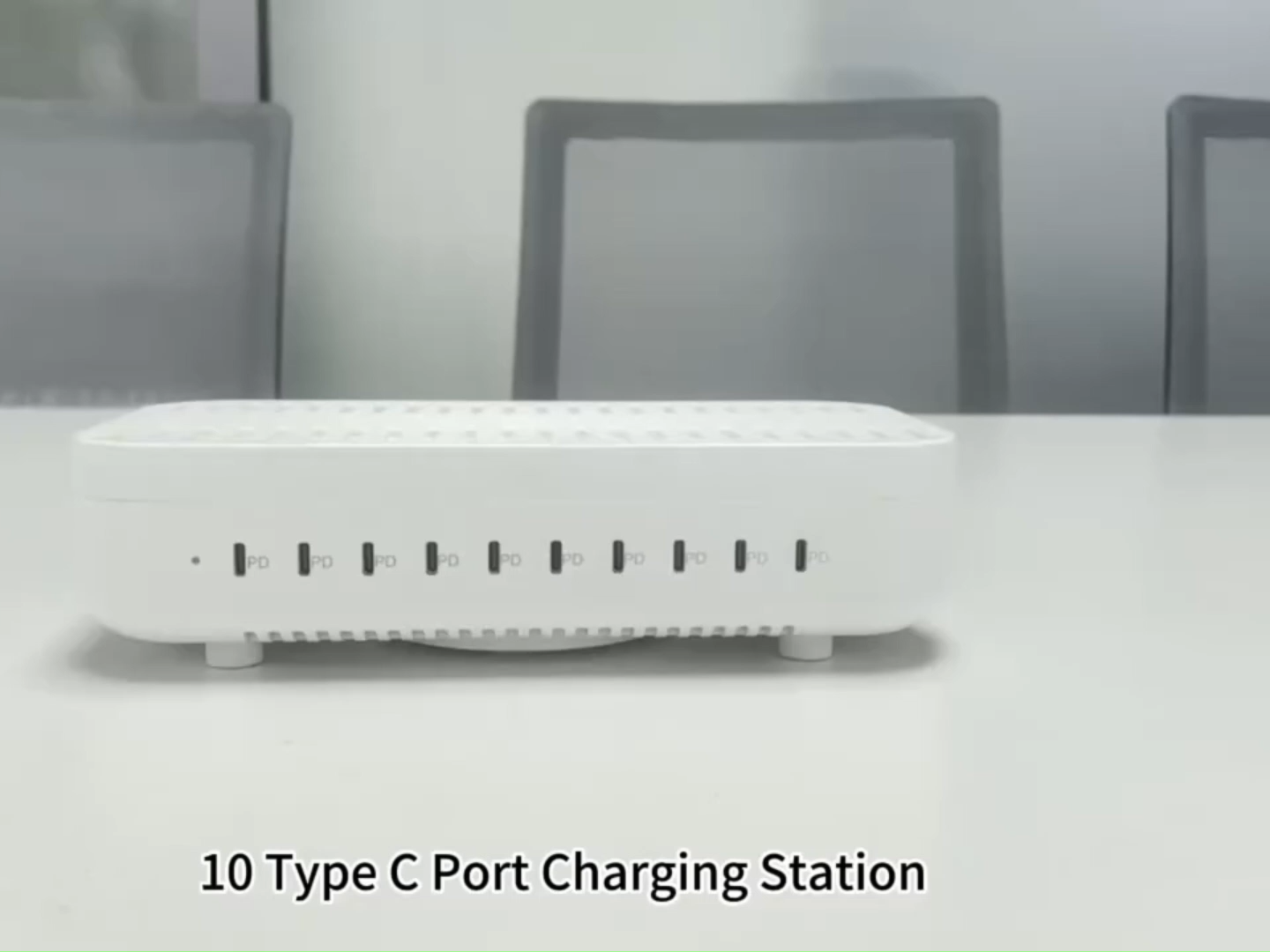 Alta calidad 5 Puerto de escritorio eléctrico rápido aeropuerto público portátil teléfono celular multi USB estación carga para múltiples dispositivos