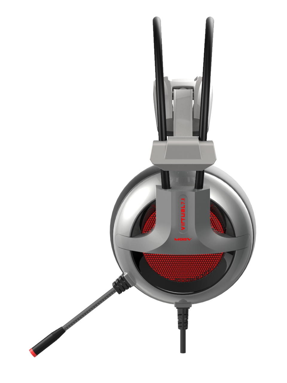 JIN DUN M08V Casques gaming PC haute qualité populaires pour cybercafés avec son surround 7.1, bandeau Dural et poids léger