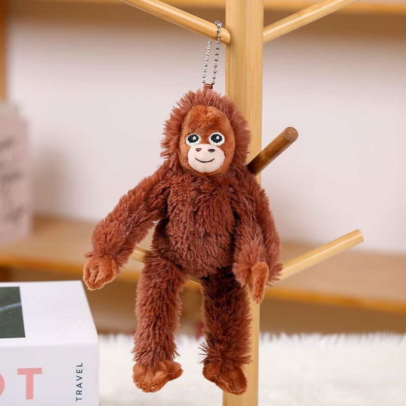 Factory Magnetic Long Arm Stuffed Animals Plush Toy Huggable Monkey Rabbit Dog Fox Pig Cat Elephant Soft Toy