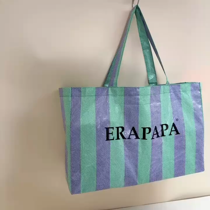 Strong reusable laminated storage bags garbage bag for recycling sorting, waste sorting