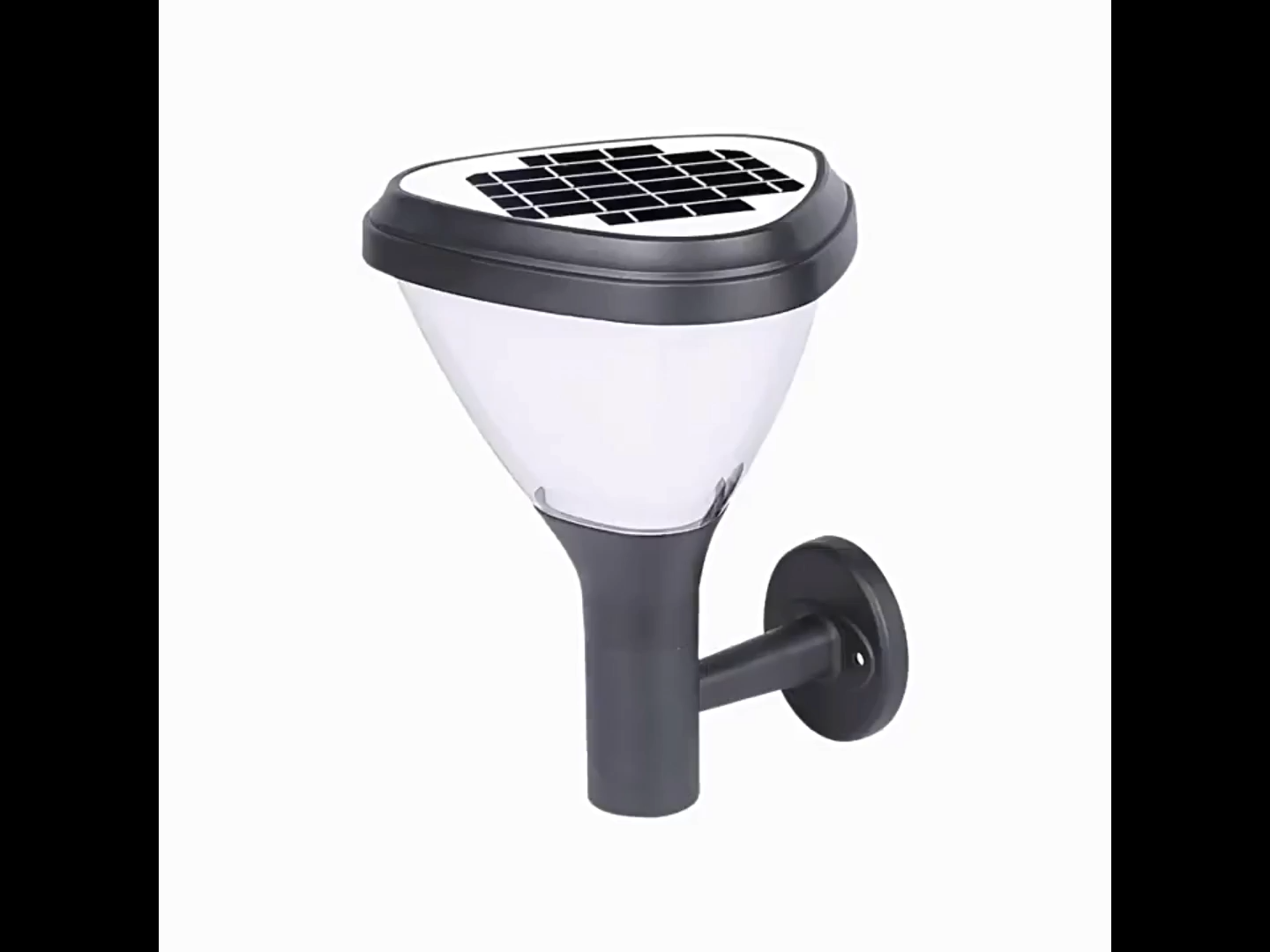 Outdoor Solar Wall Lamp Heart Design Waterproof Exterior Lighting Villa Courtyard Fence Security