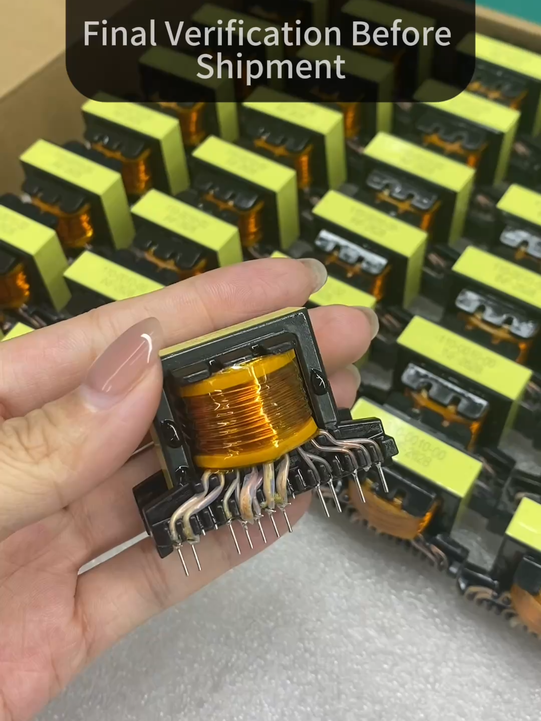 Transformateur Haute Fréquence EI22 pour Alimentation à Découpage (SMPS), Transformateur à Noyau Ferrite Personnalisé