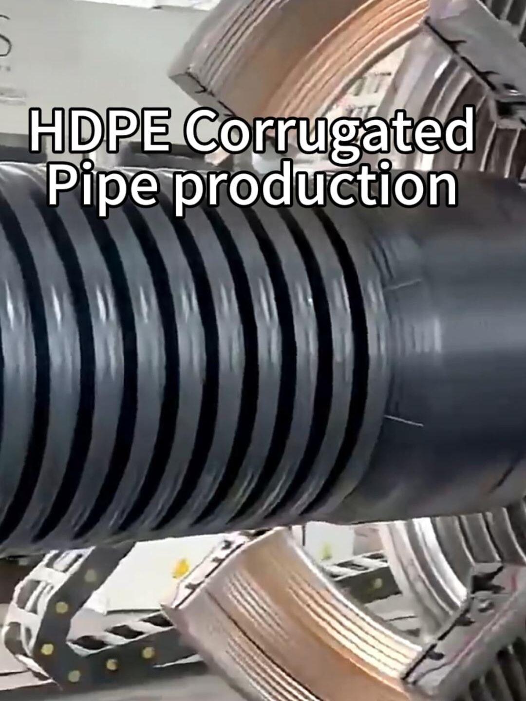 Tuyau spiralé annelé renforcé par bande d'acier en PEHD (polyéthylène haute densité) OEM/ODM pour drainage industriel et assainissement