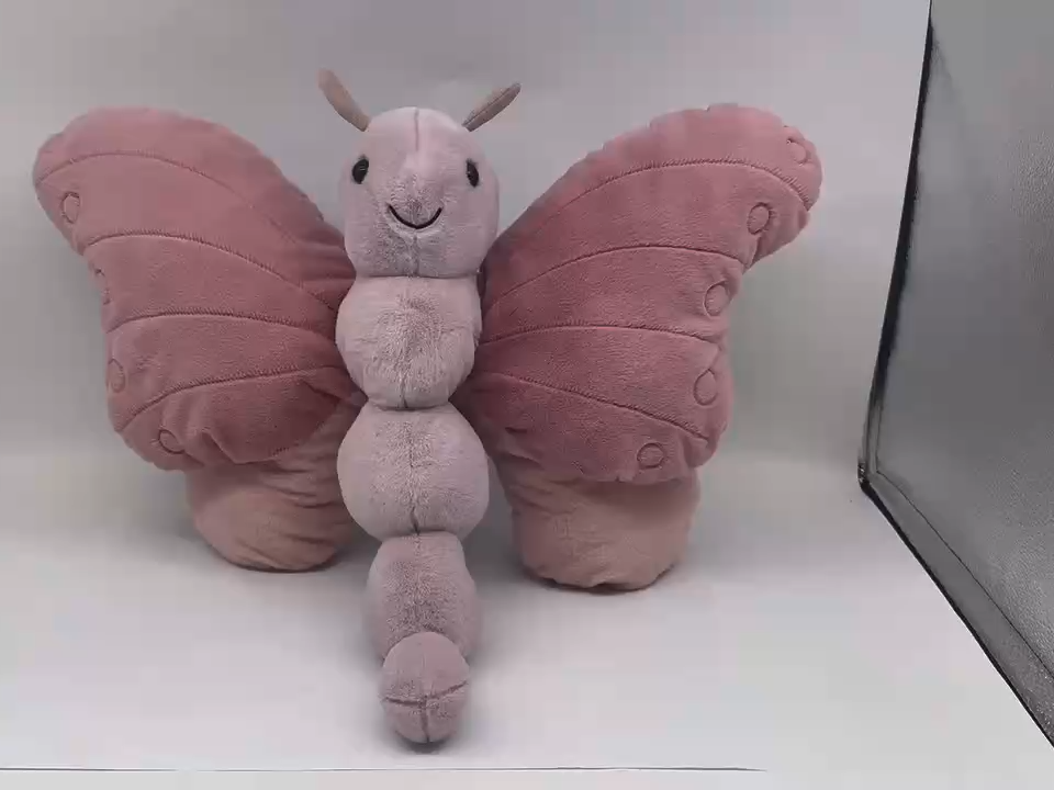 Benutzerdefinierte weiche Stofftier Schmetterling Plüschtier 40cm - Individuelles Plüsch Stofftier
